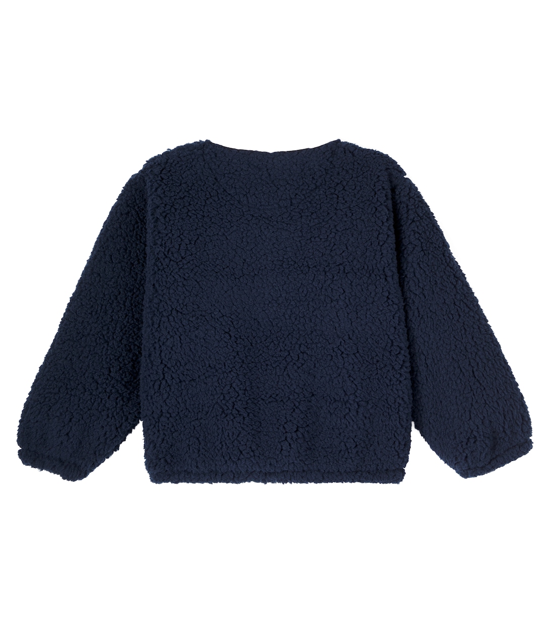 Faux fur polo sweater | Tinycottons