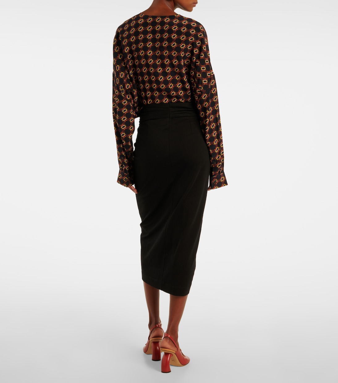 Midirock aus Baumwoll-Jersey | Dries Van Noten