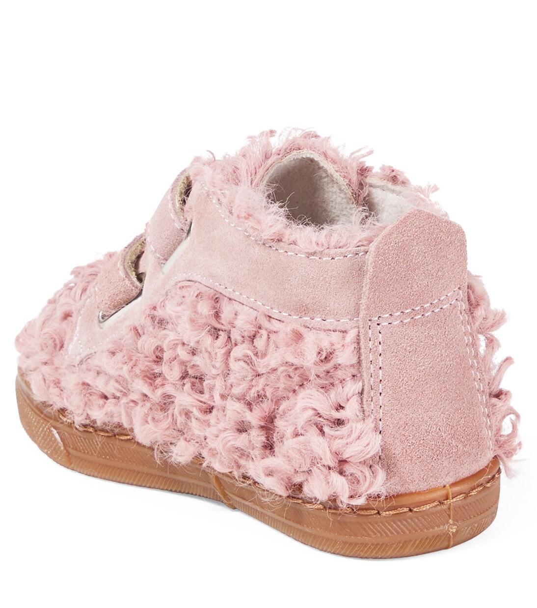 Faux shearling and suede sneakers | PèPè