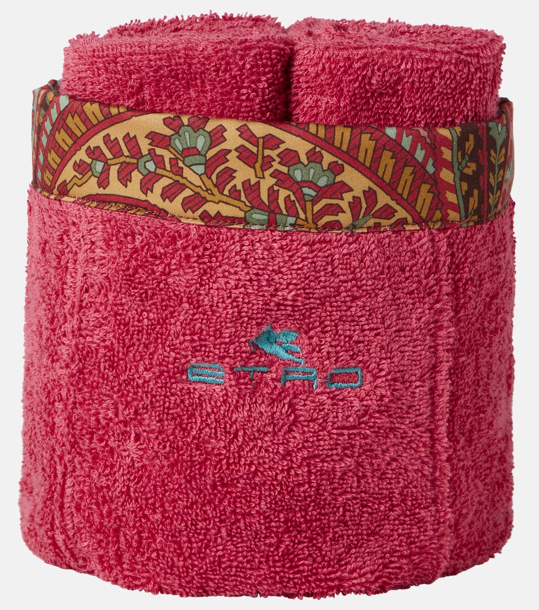 Set Giano aus vier Gästehandtüchern und Korb | Etro