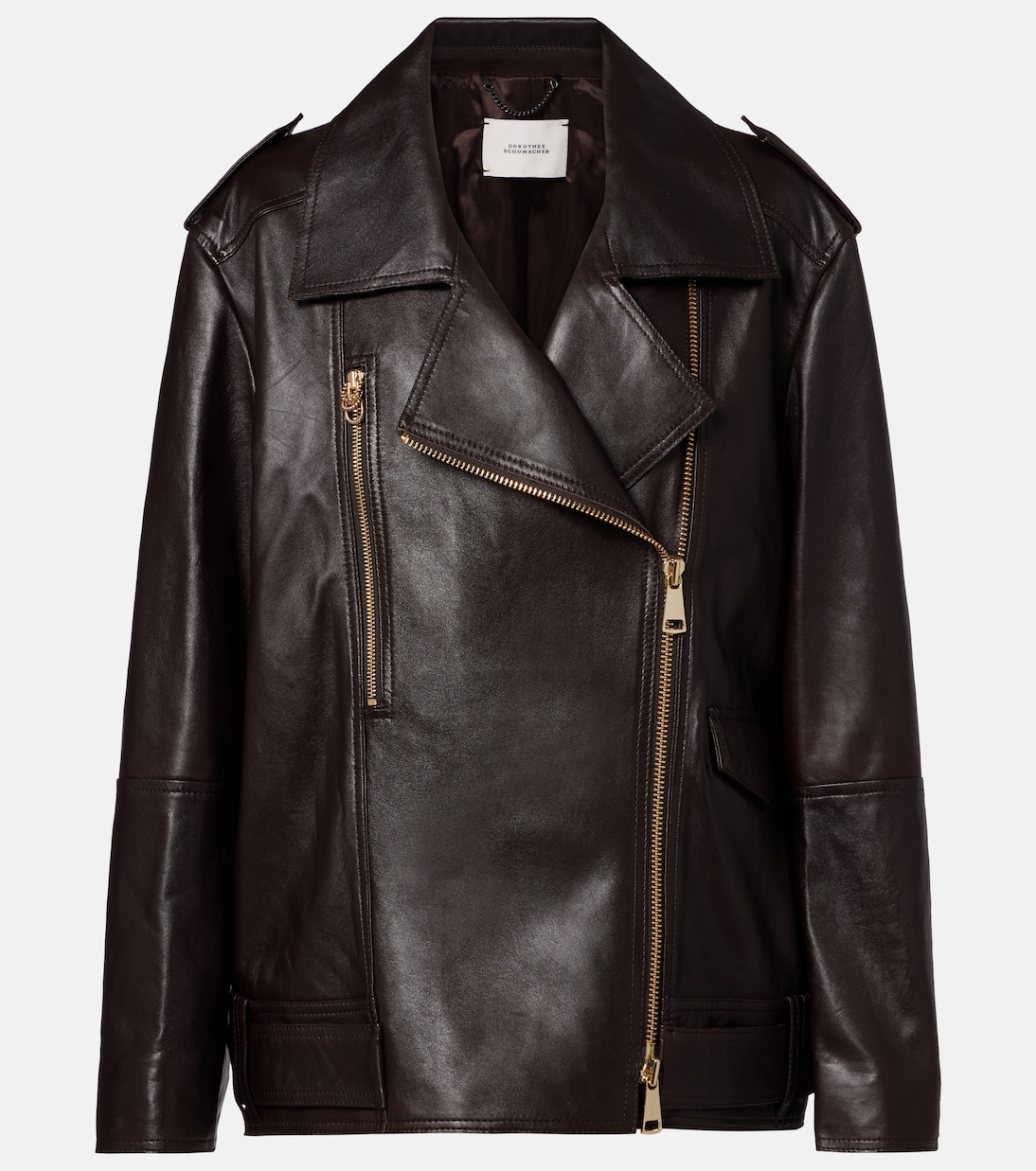 Sleek Statement leather biker jacket | Dorothee Schumacher