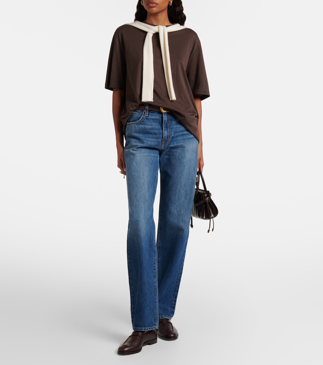 Kendra faded straight jeans | Slvrlake