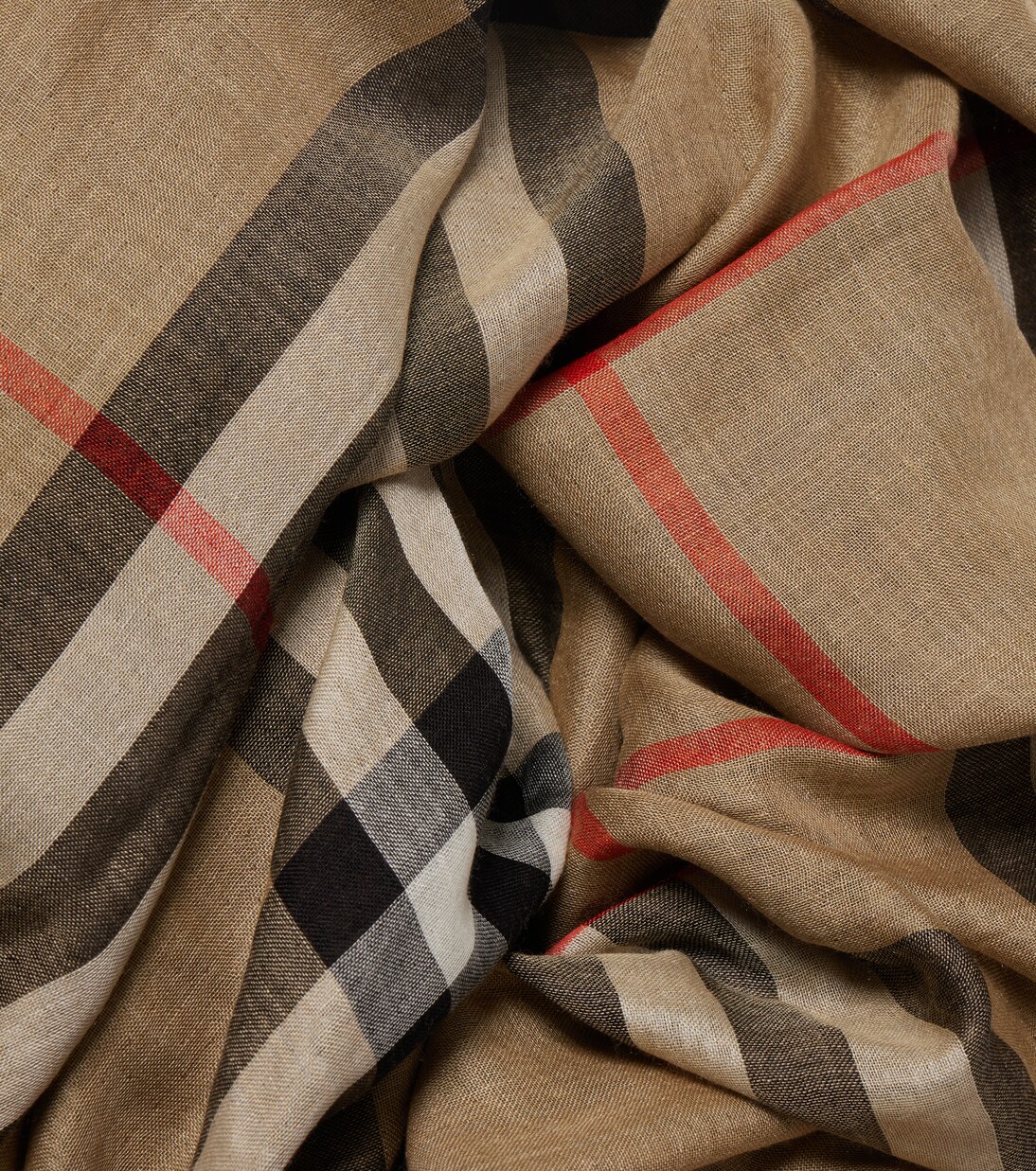 Sciarpa Burberry Check in lana e seta  | Burberry