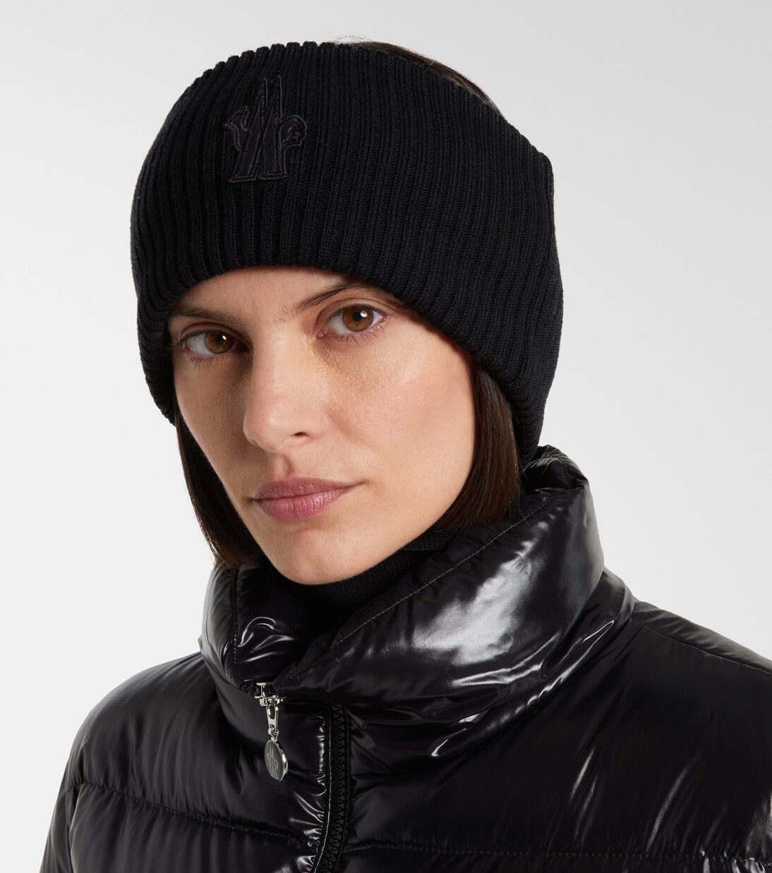 Cinta para el pelo acanalada de lana virgen | Moncler