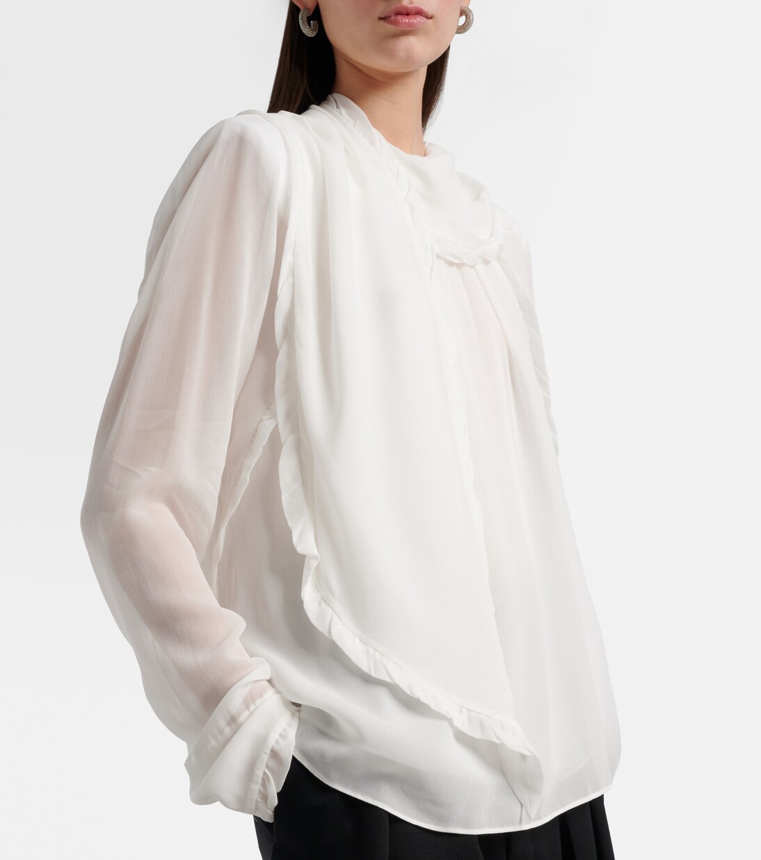 Sheer Twist georgette blouse | Dorothee Schumacher