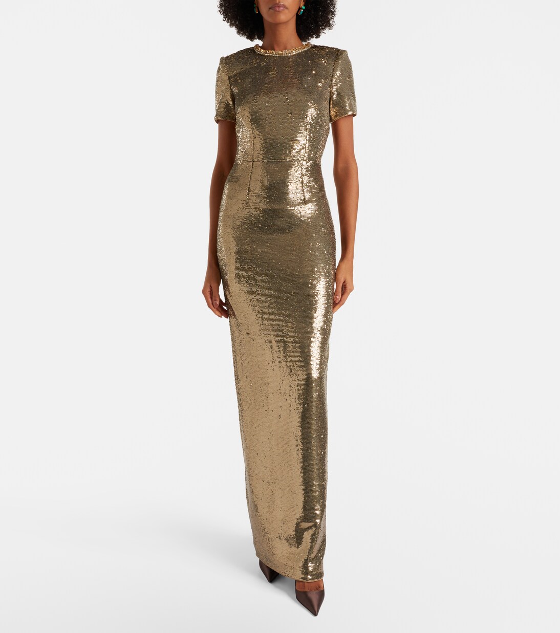 Vestido de fiesta con lentejuelas y cristales | Roland Mouret