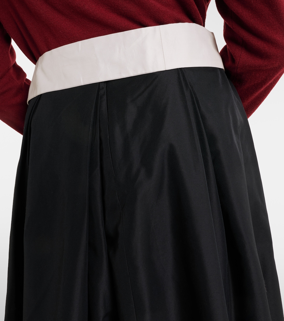 Baschi pleated cotton-blend midi skirt | 'S Max Mara