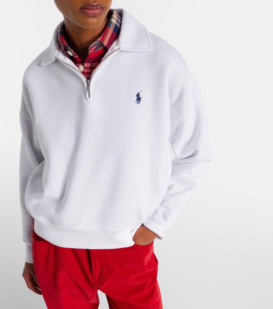 Felpa in jersey di misto cotone con zip | Polo Ralph Lauren