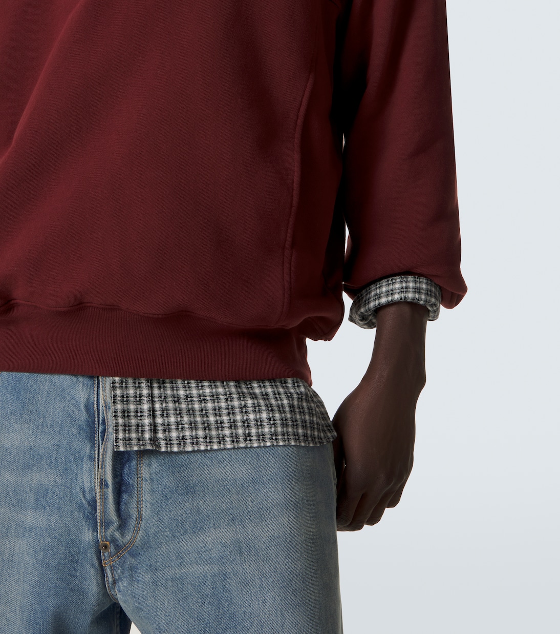 Cotton jersey hoodie | Maison Margiela