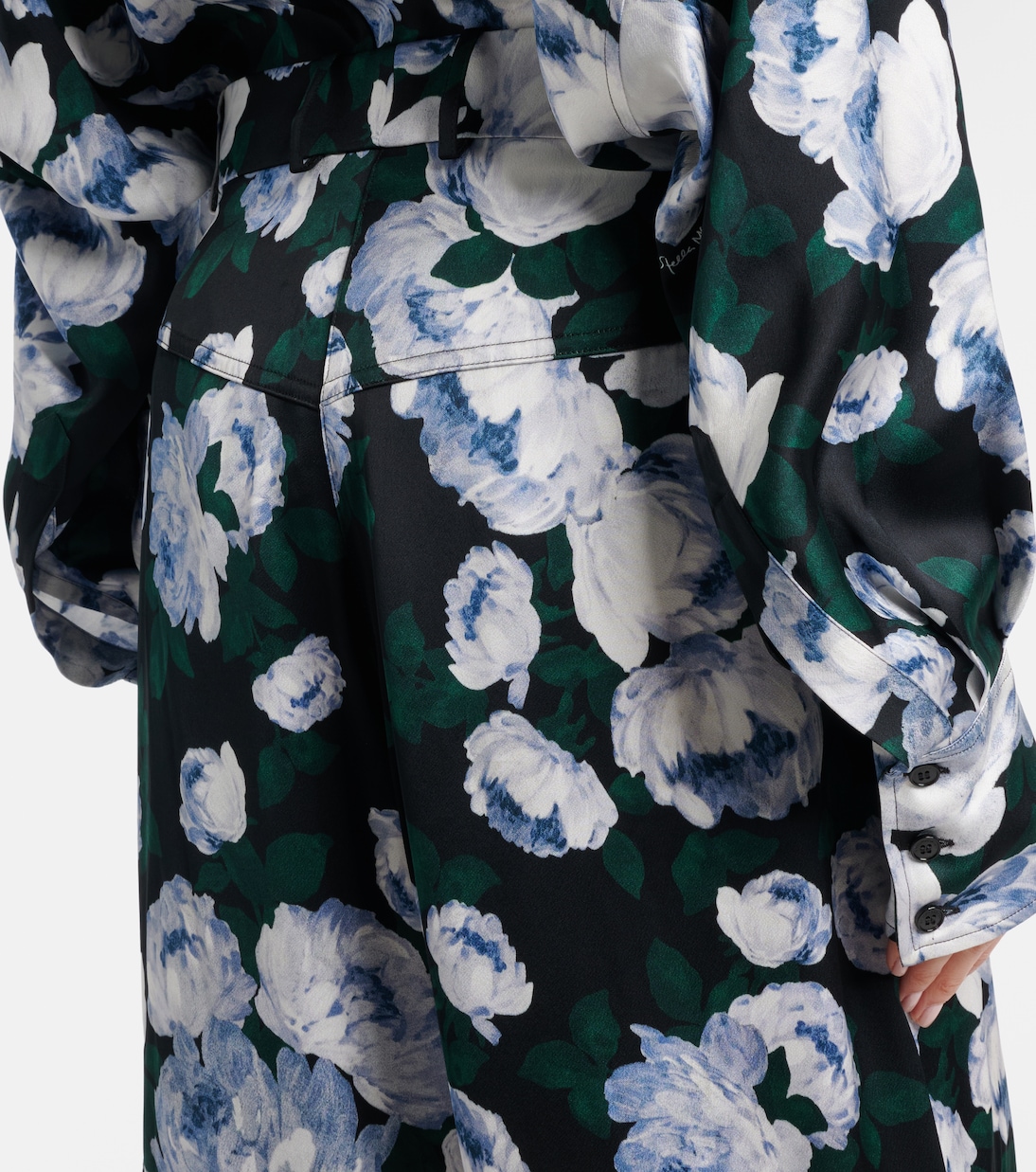 Printed satin pajama pants | Stella McCartney