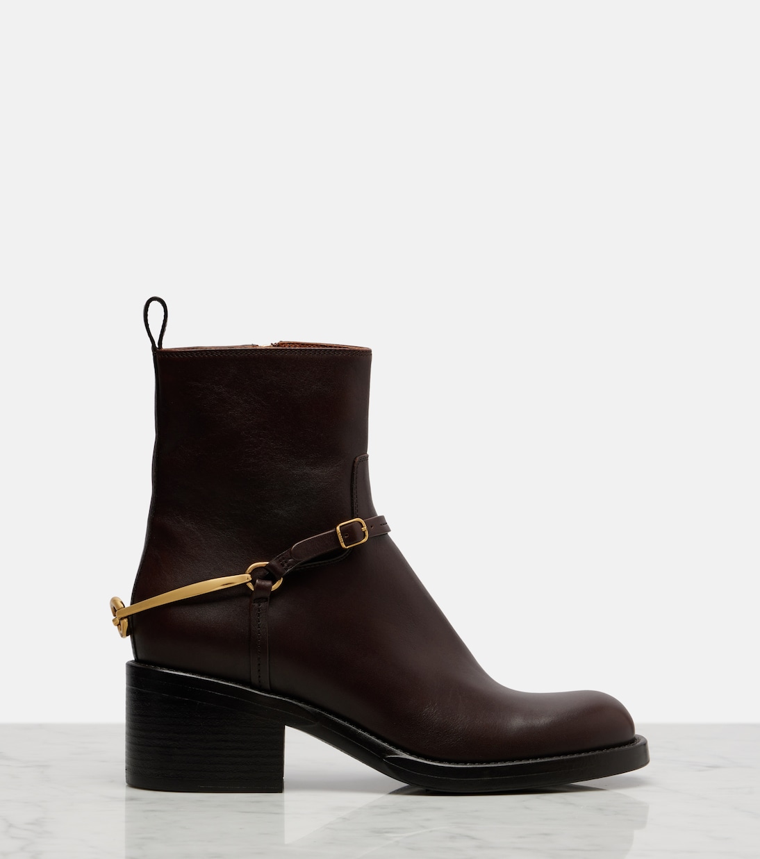 Dakota 60 leather ankle boots | Chloé