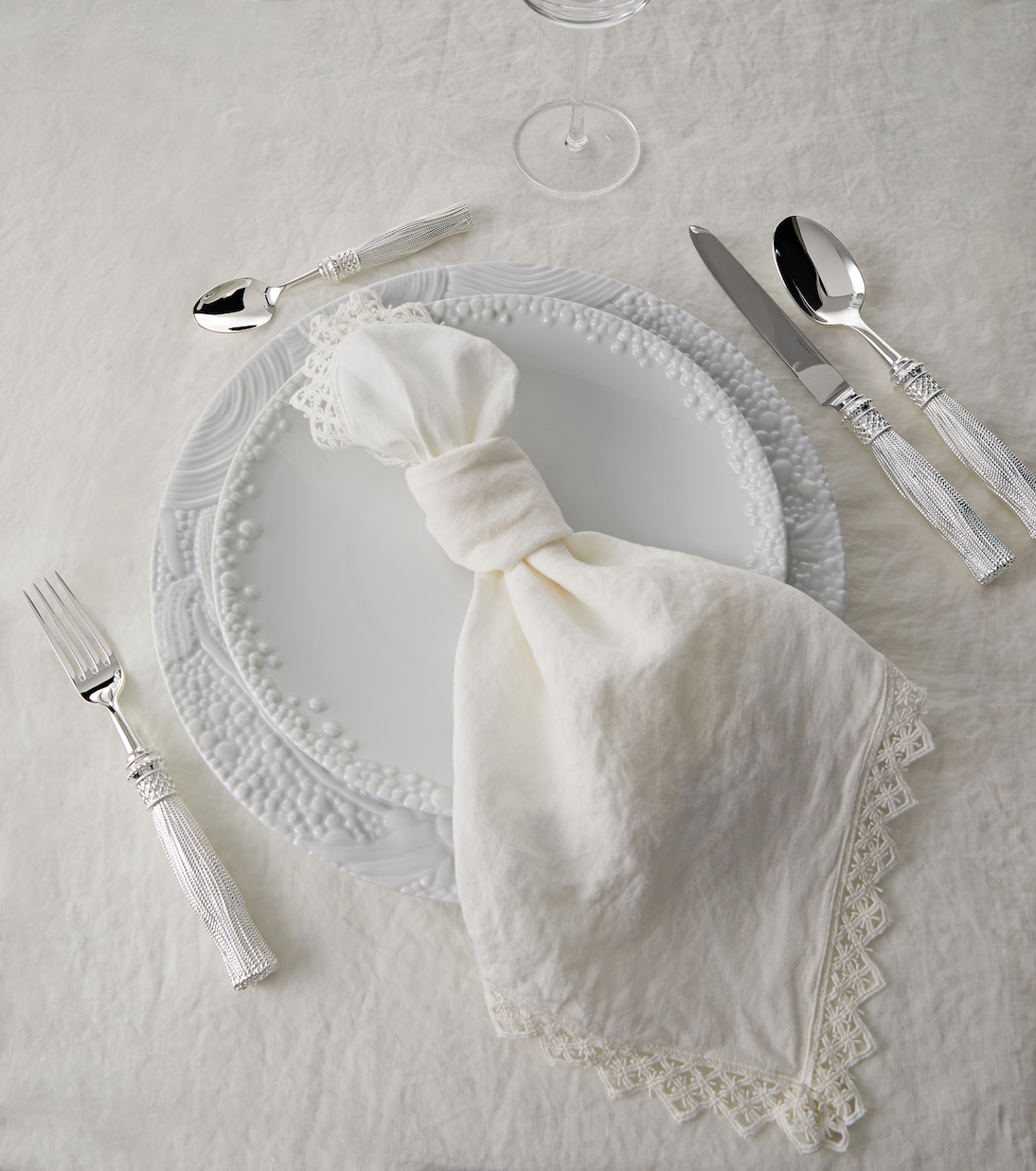 Set de couverts Pompon en plaqué argent | Christofle