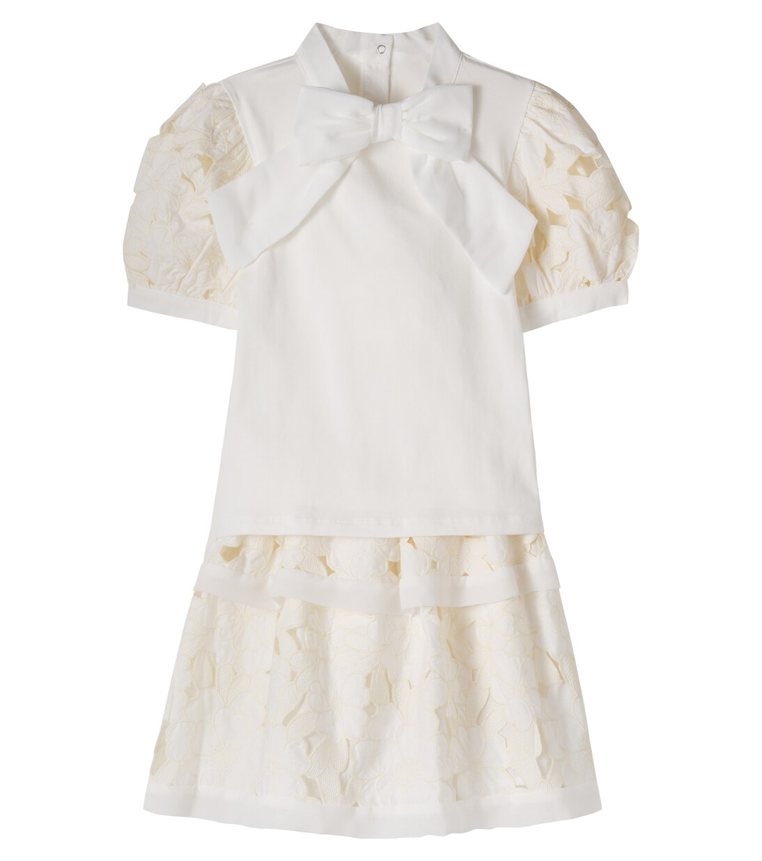 Cotton-blend top and skirt set | Patachou