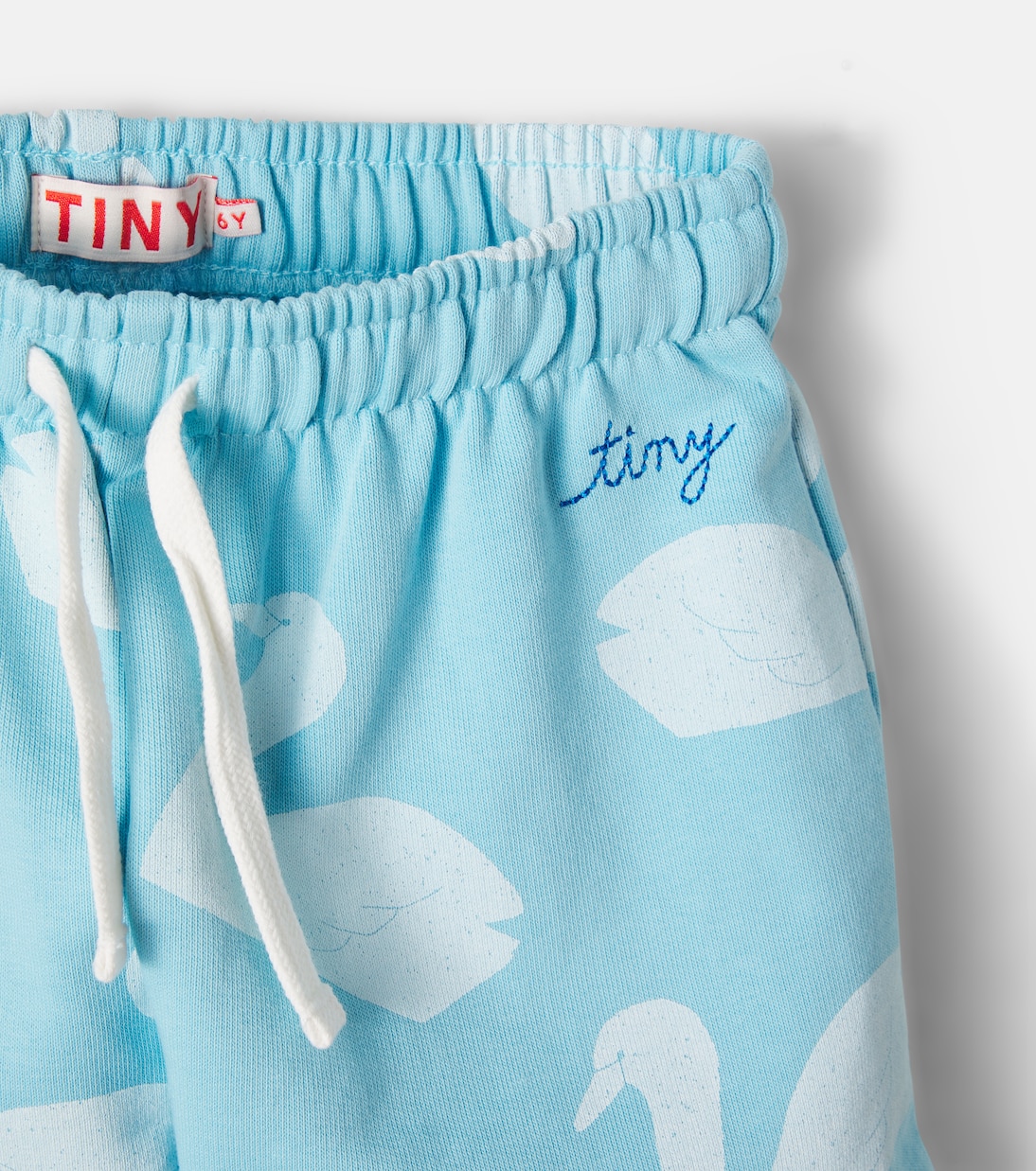 Big Swans cotton shorts | Tinycottons