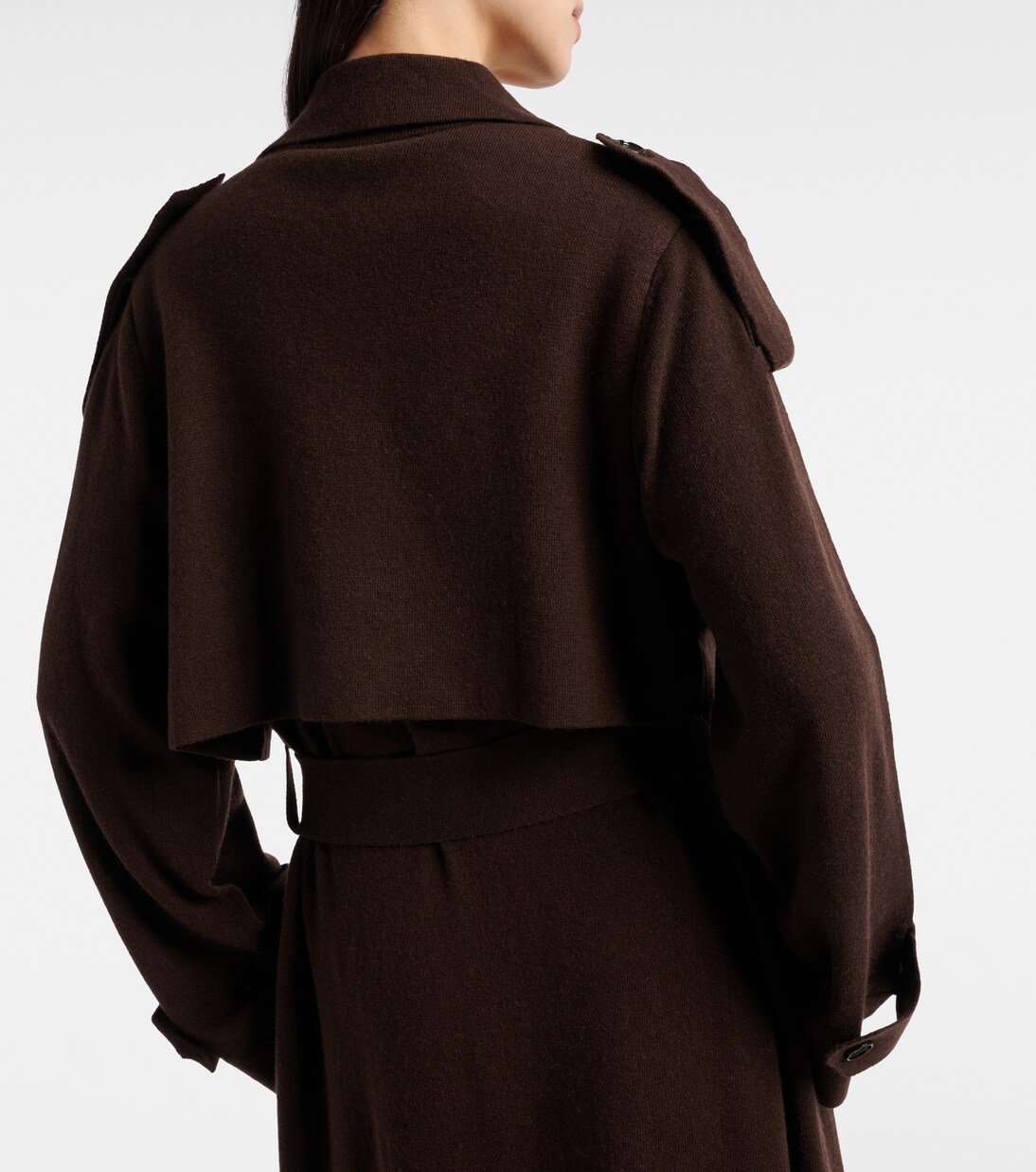 Wool and cashmere trench coat | Jardin des Orangers