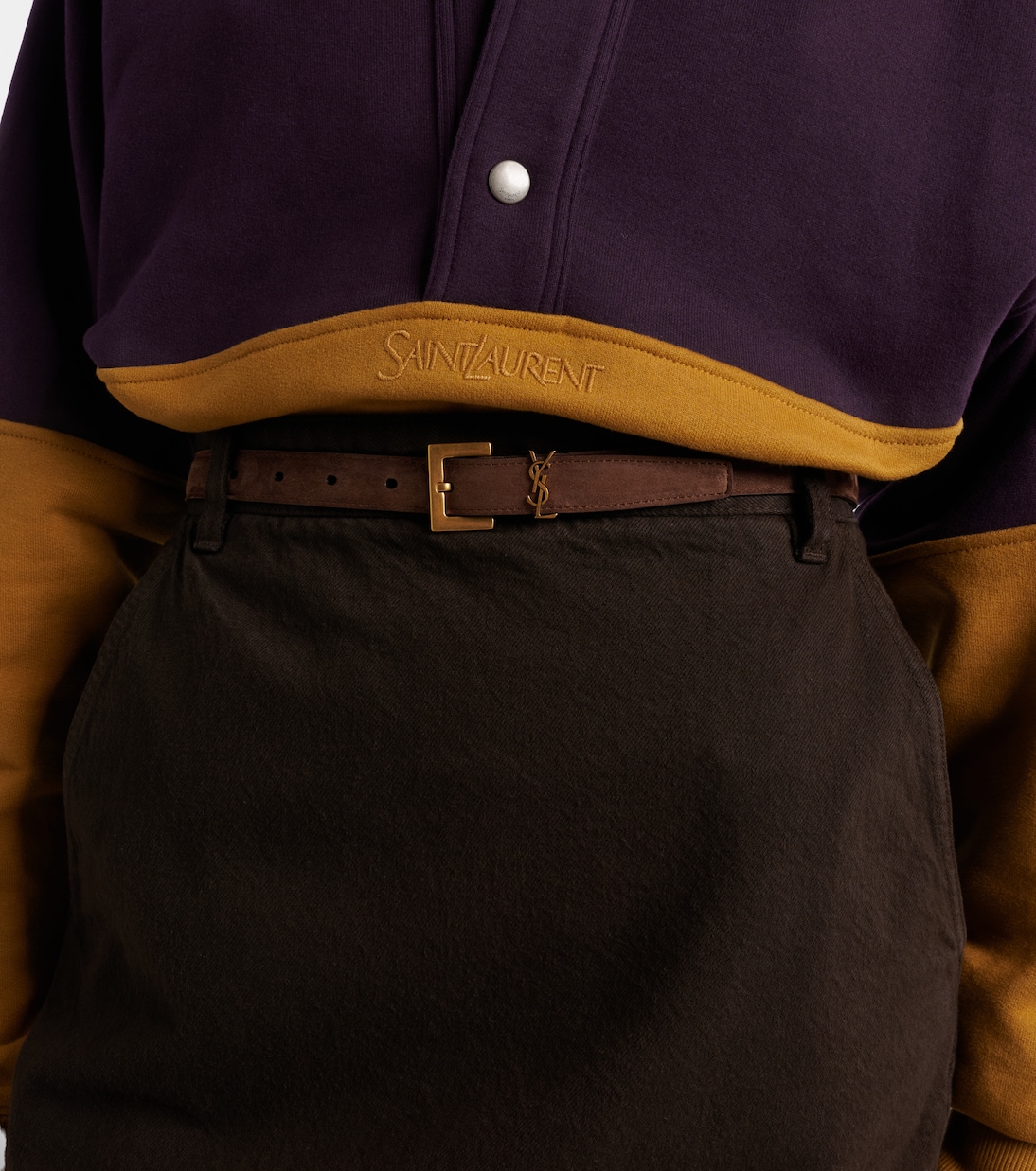 Cassandre suede belt | Saint Laurent