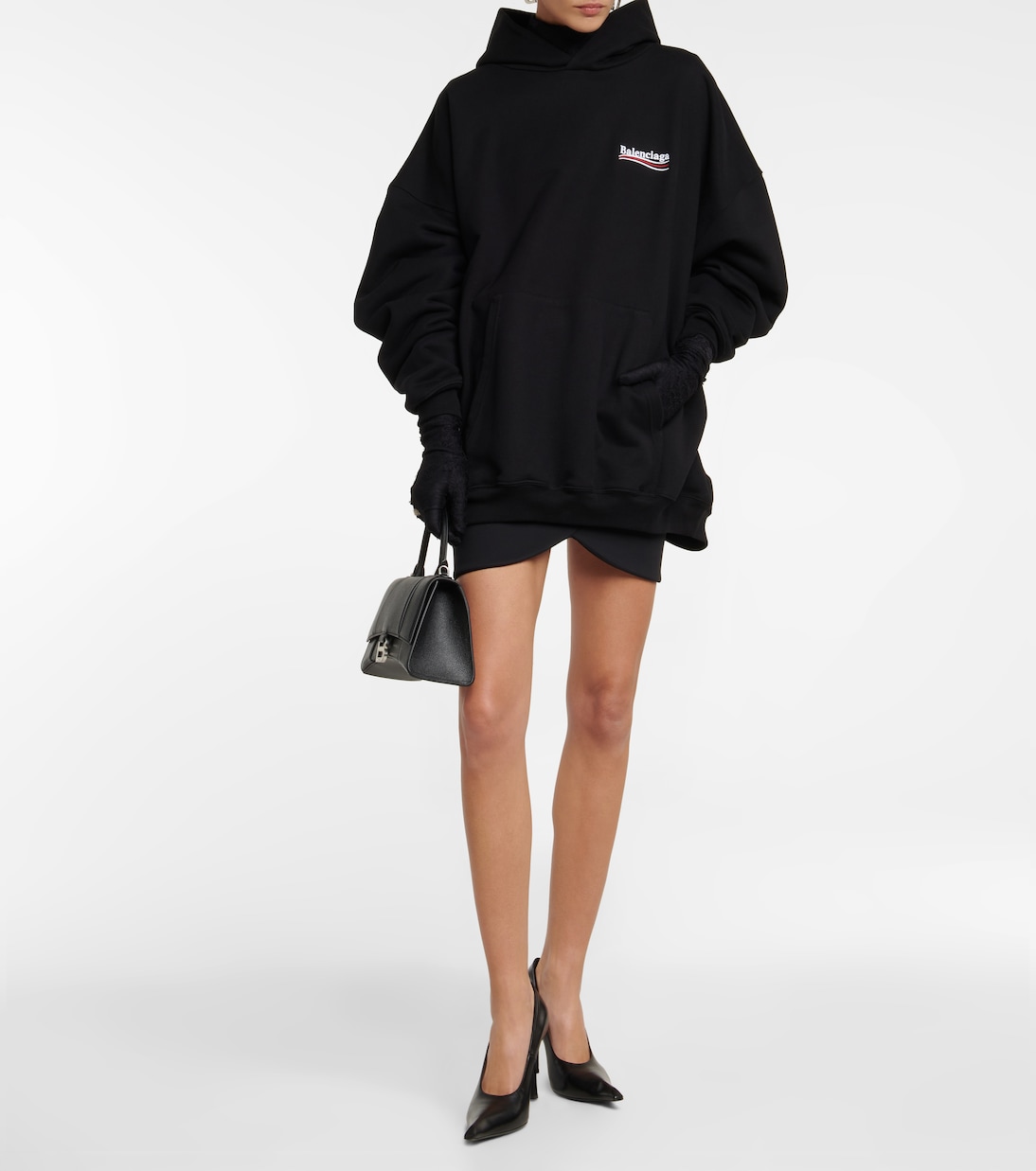 Felpa in cotone con cappuccio | Balenciaga