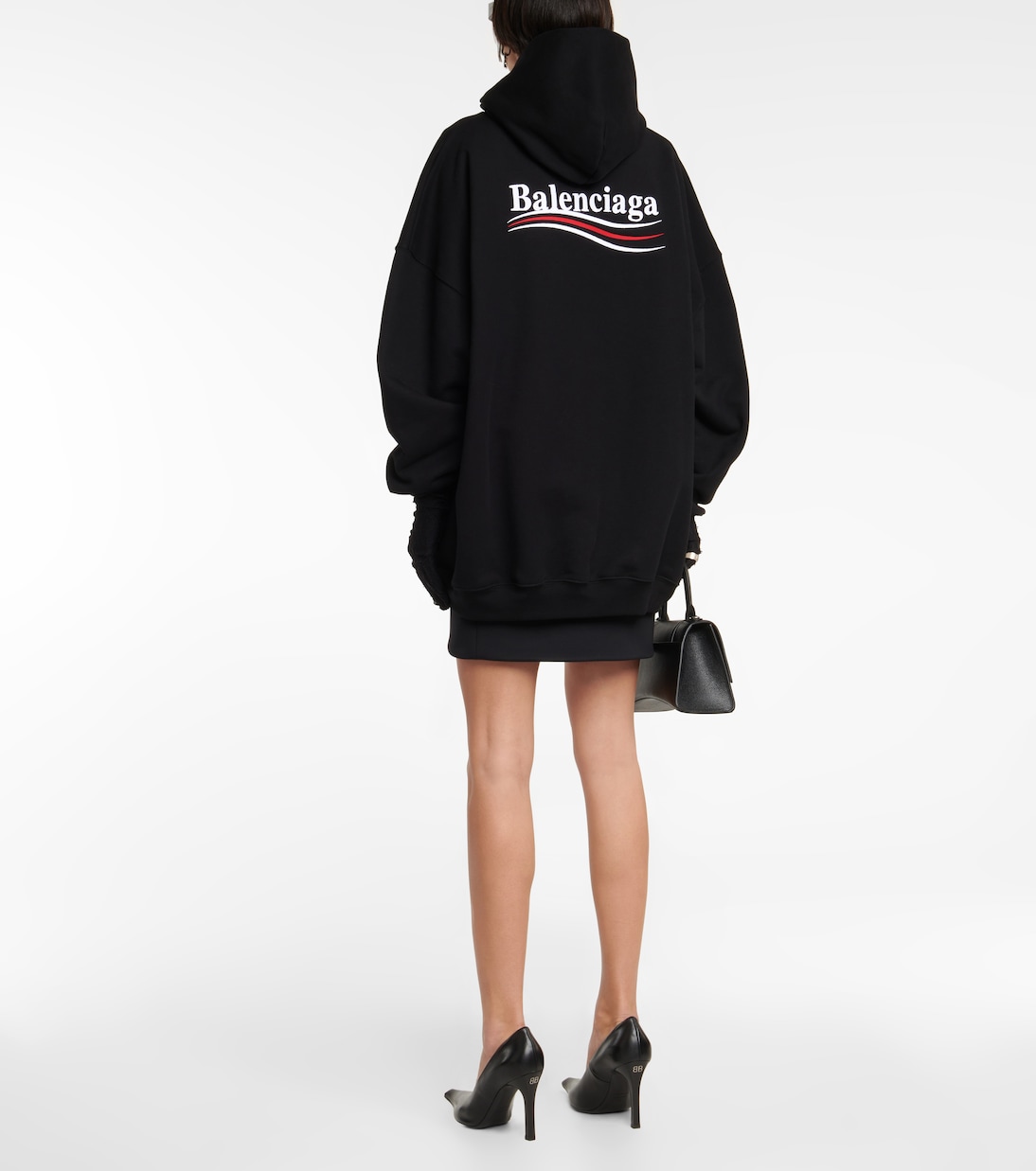Felpa in cotone con cappuccio | Balenciaga