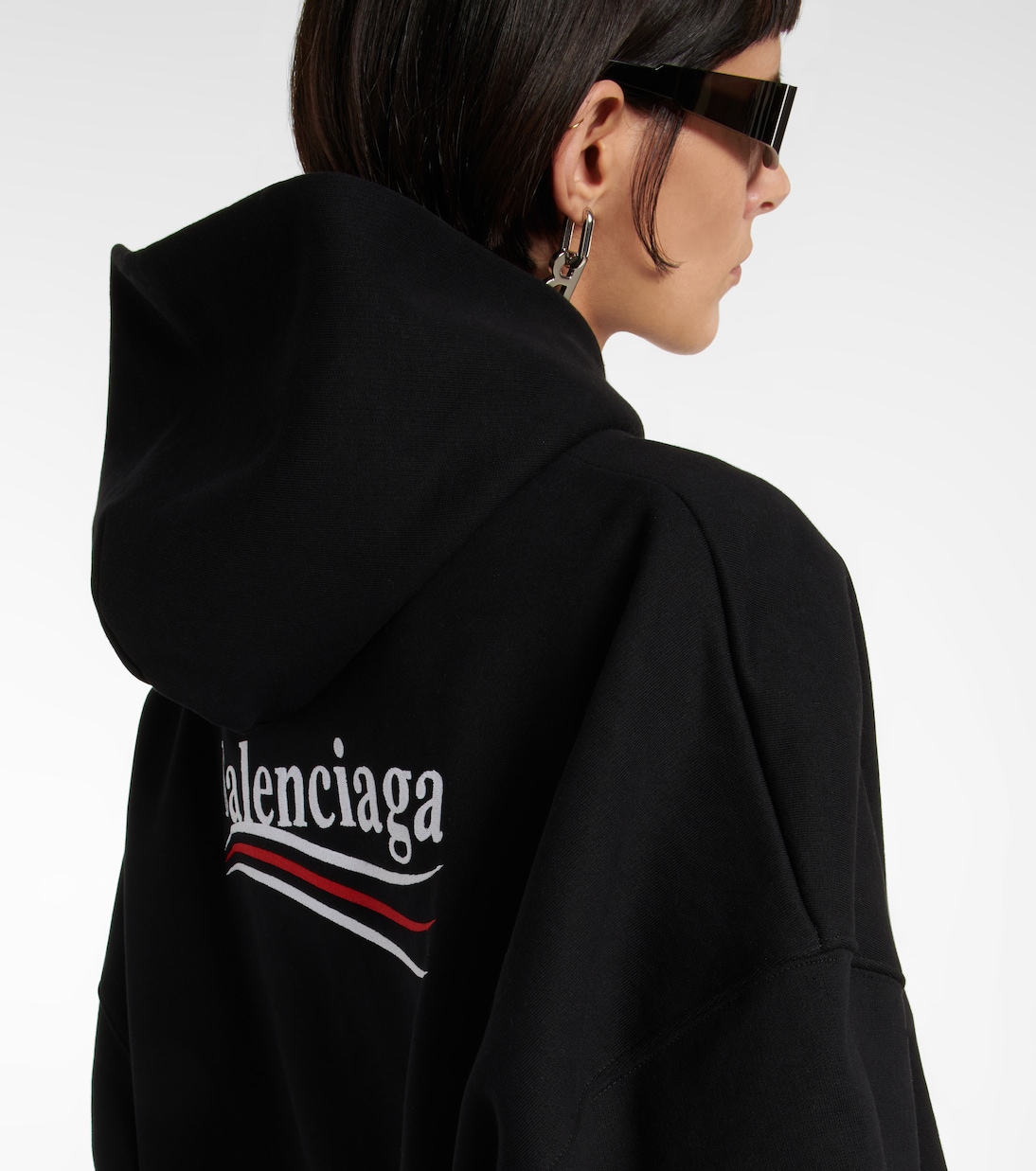 Felpa in cotone con cappuccio | Balenciaga
