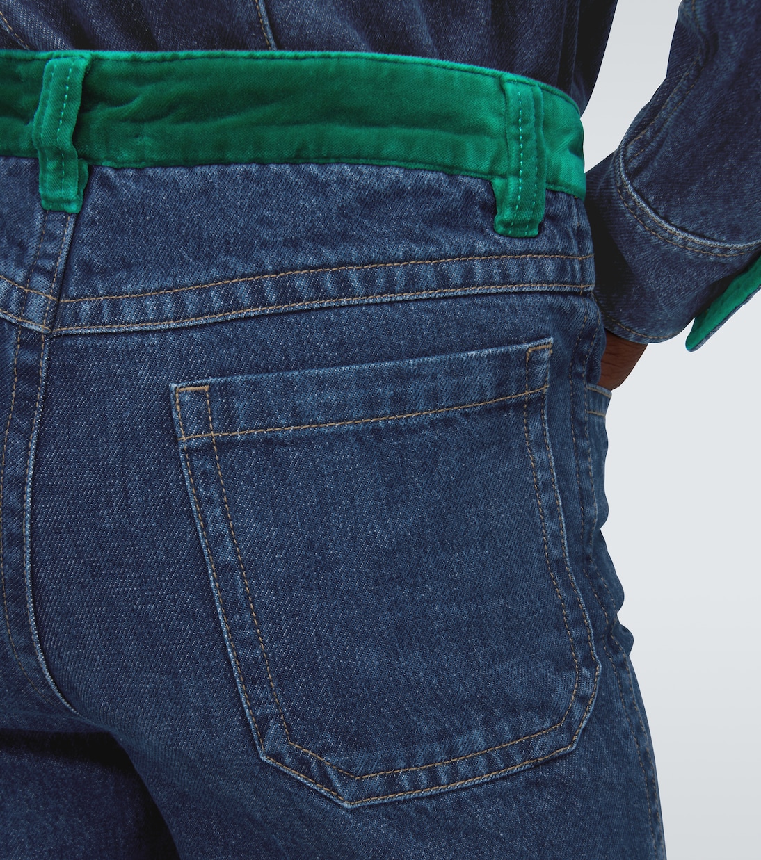 Straight Jeans Dub Contrast | Wales Bonner