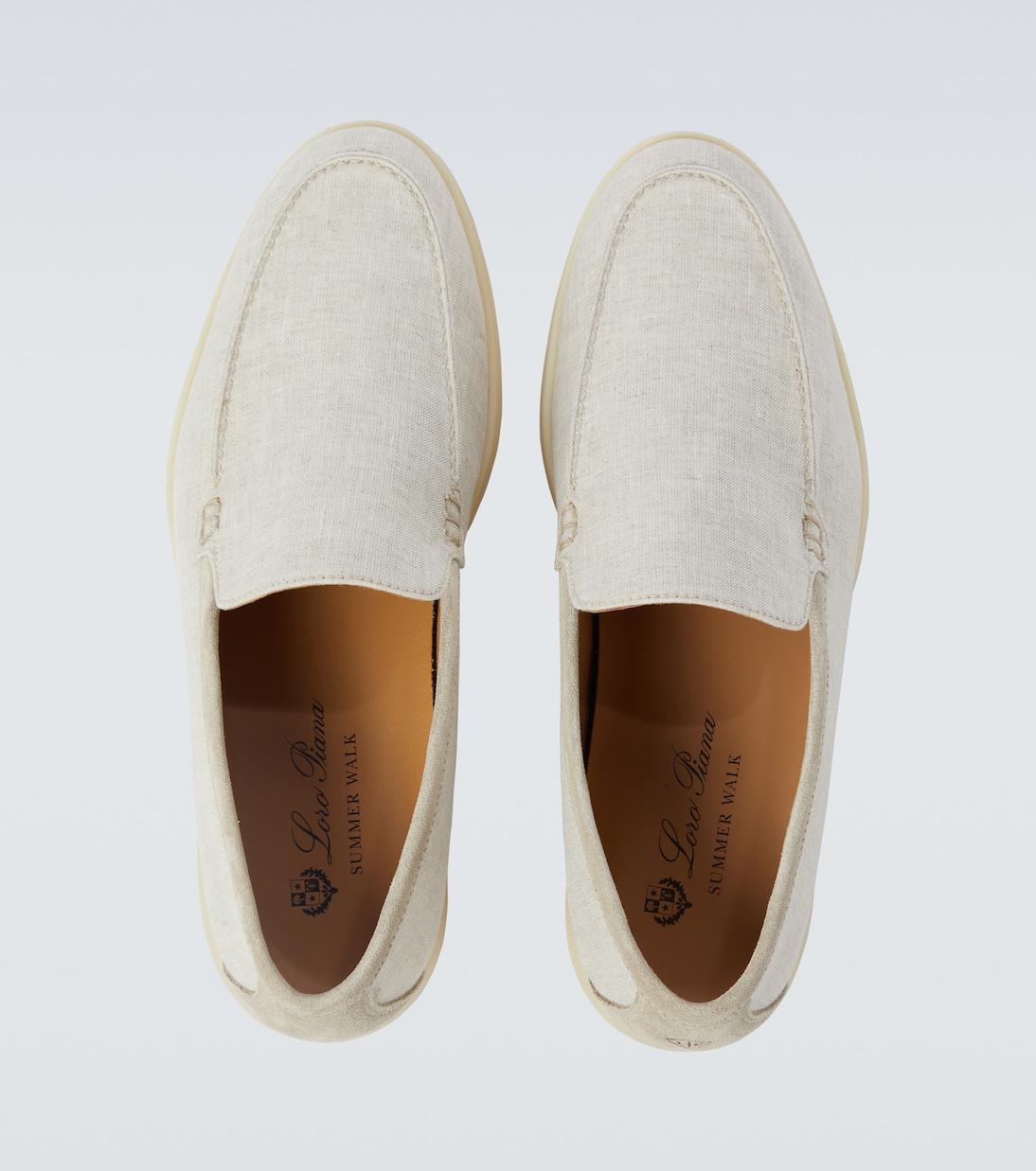 Summer Walk Sprint linen loafers | Loro Piana