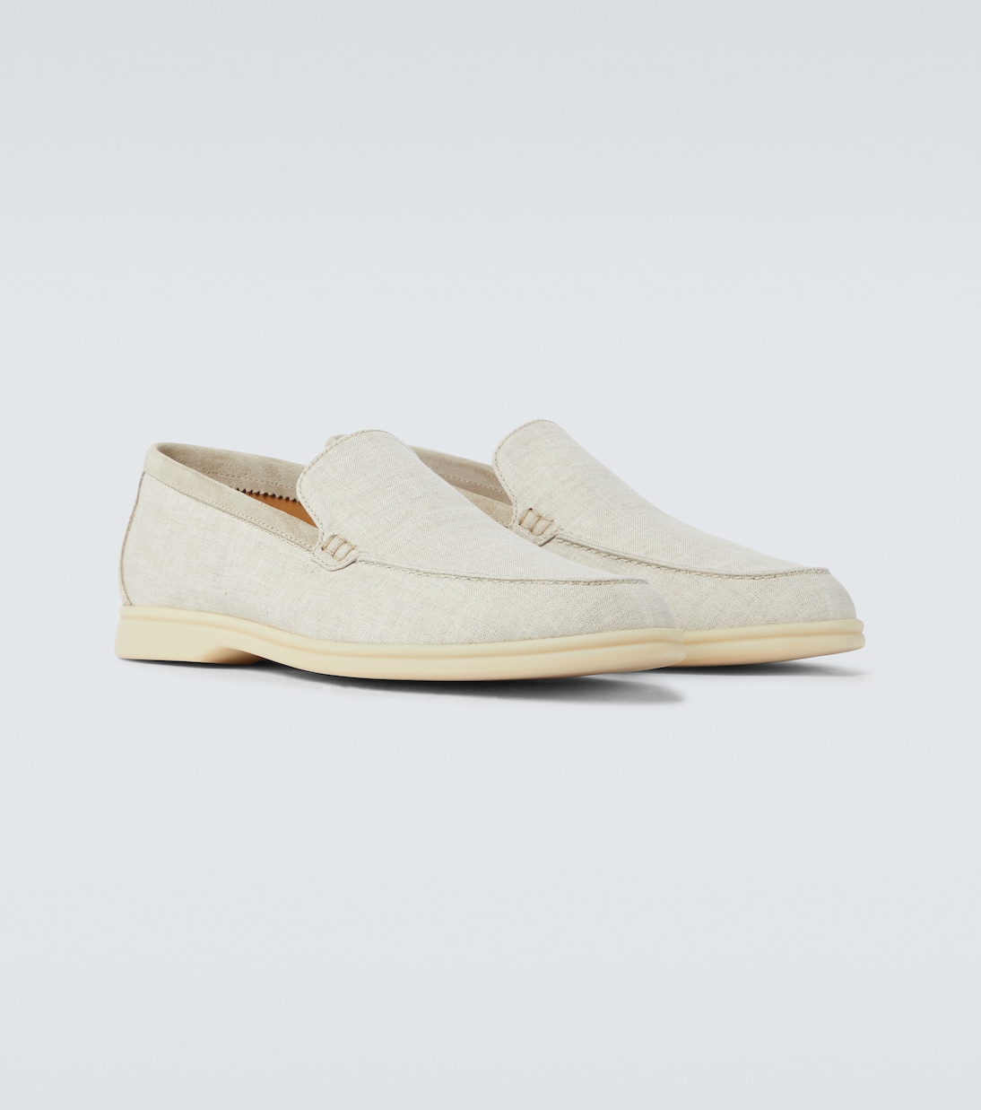 Summer Walk Sprint linen loafers | Loro Piana