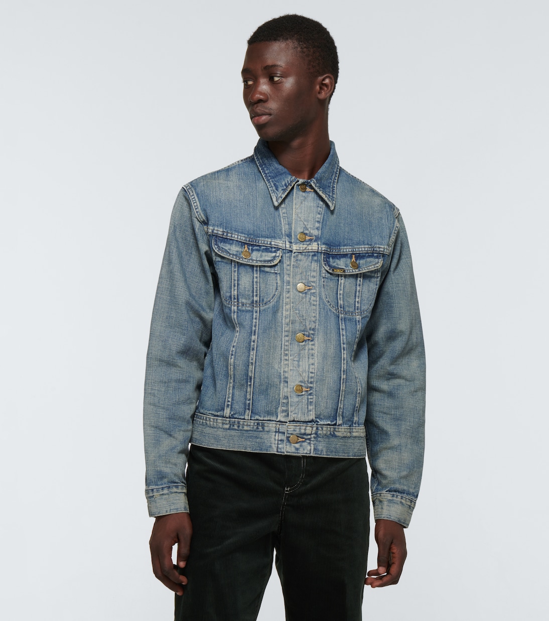 Rrl jean jacket top