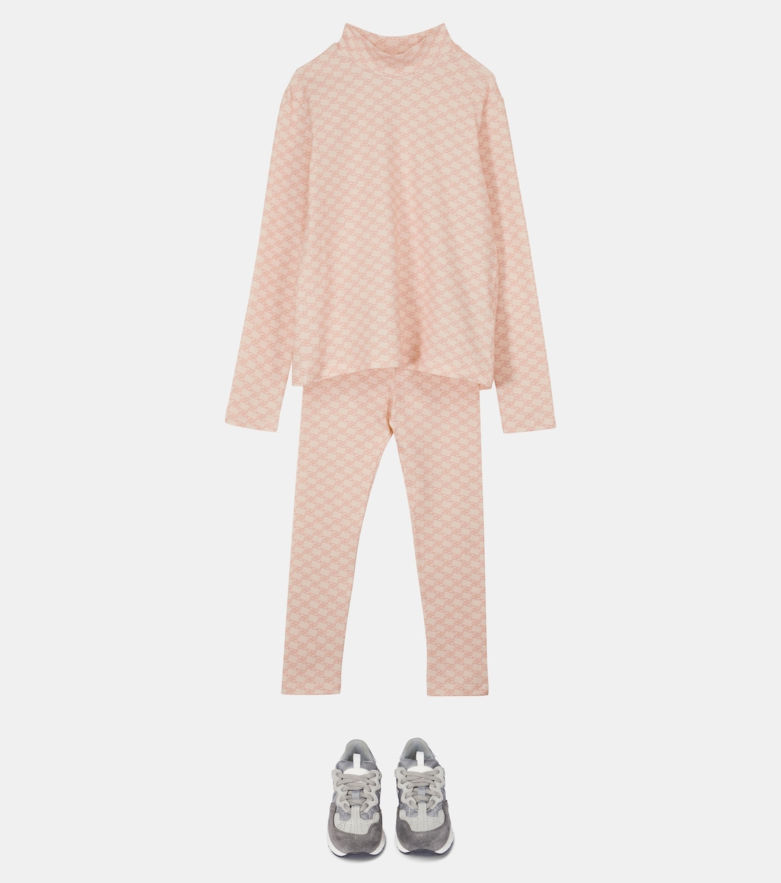 FF Karligraphy cotton leggings | Fendi Kids