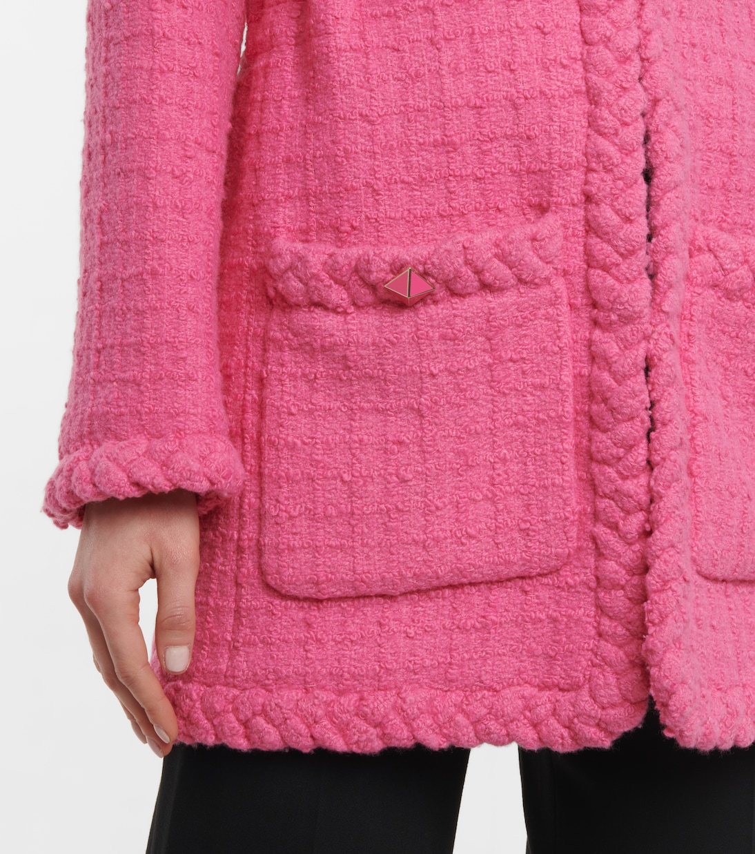 Wool-blend tweed jacket | Valentino