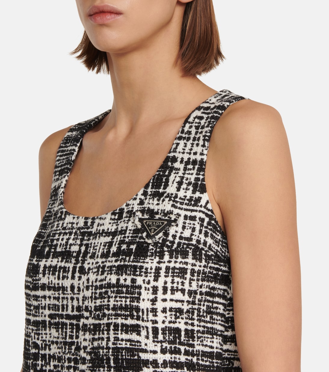 Minikleid aus Tweed | Prada