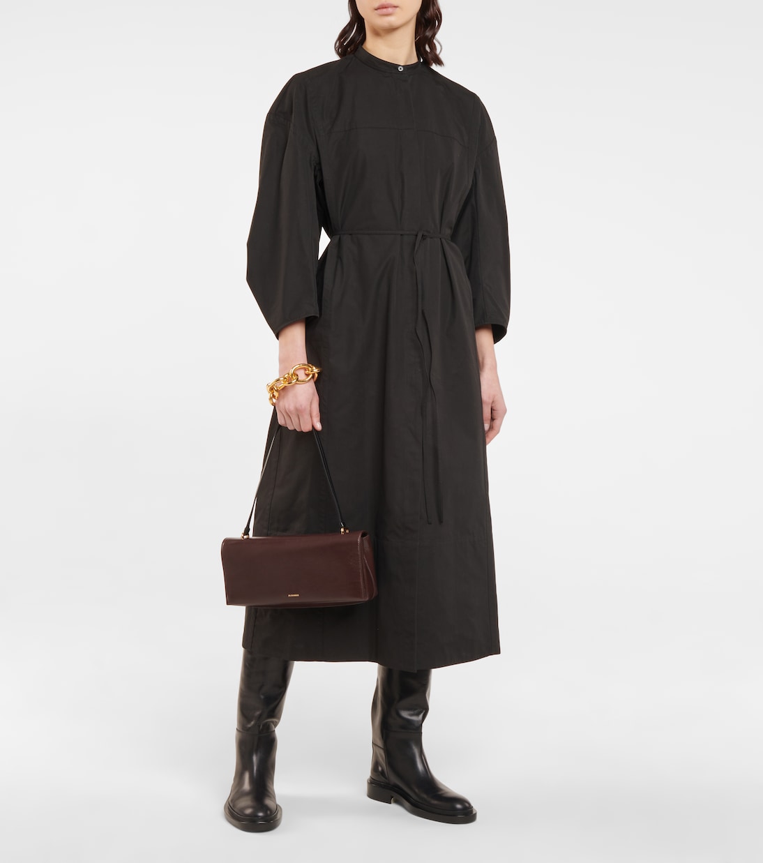 Robe chemise en coton | Jil Sander