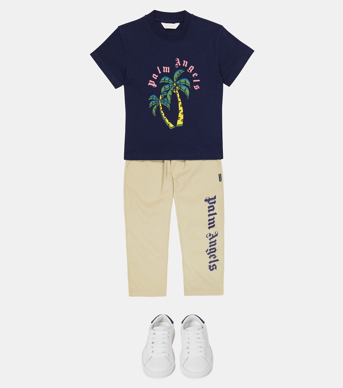 T-Shirt aus Baumwoll-Jersey | Palm Angels Kids