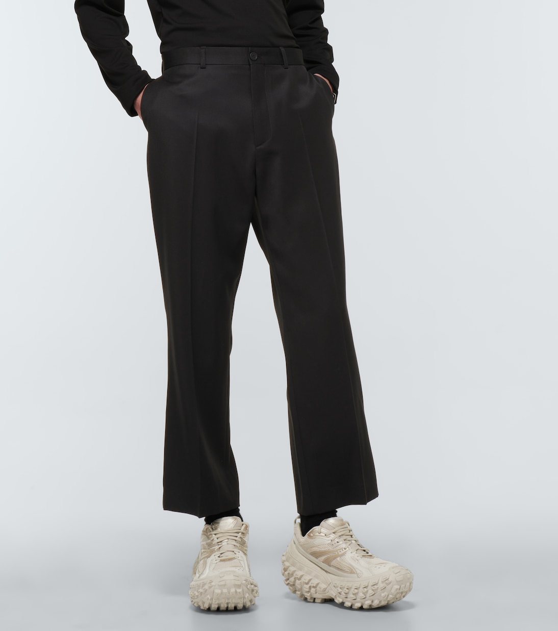 Cropped-Hose aus Wolle | Balenciaga
