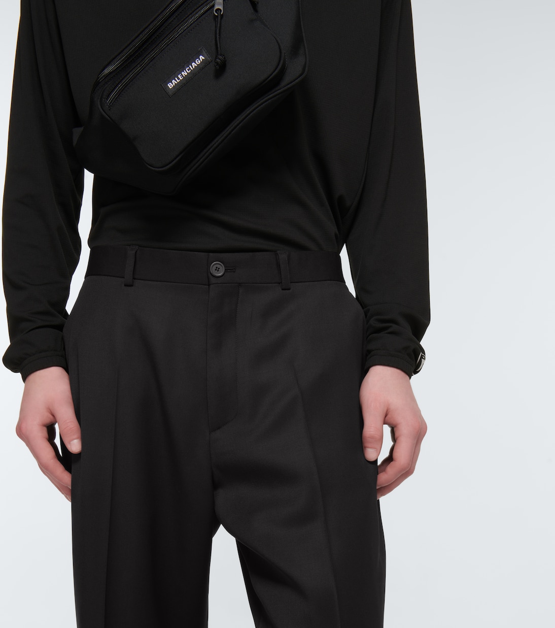 Cropped-Hose aus Wolle | Balenciaga