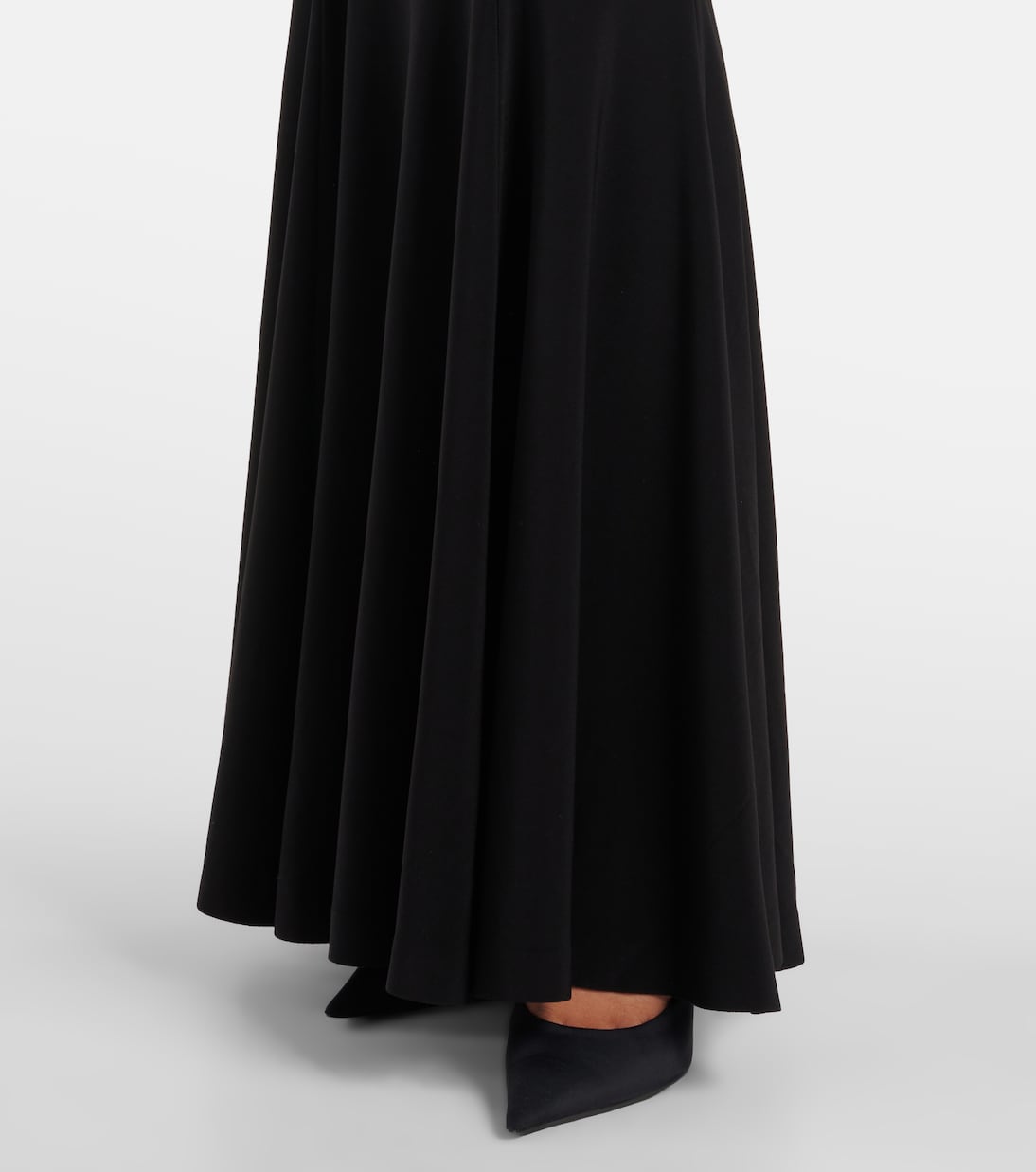 Turtleneck jersey gown | Norma Kamali