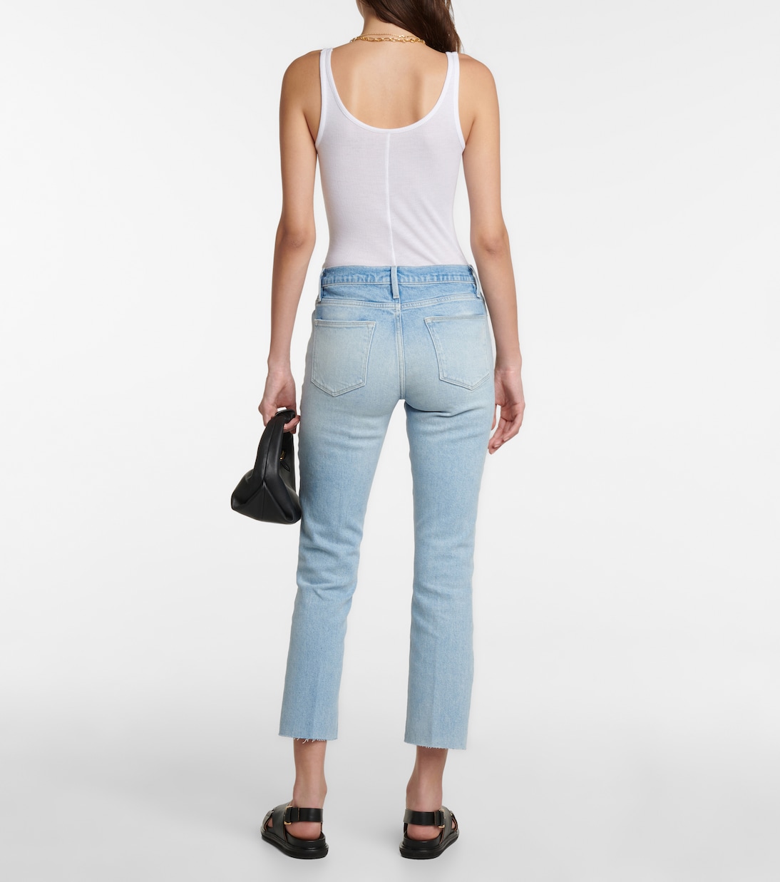 Le High cropped straight jeans | Frame
