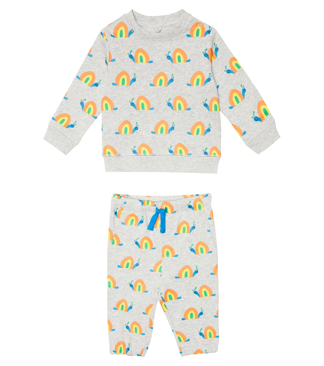 Baby cotton sweatshirt and sweatpants set | Stella McCartney Kids