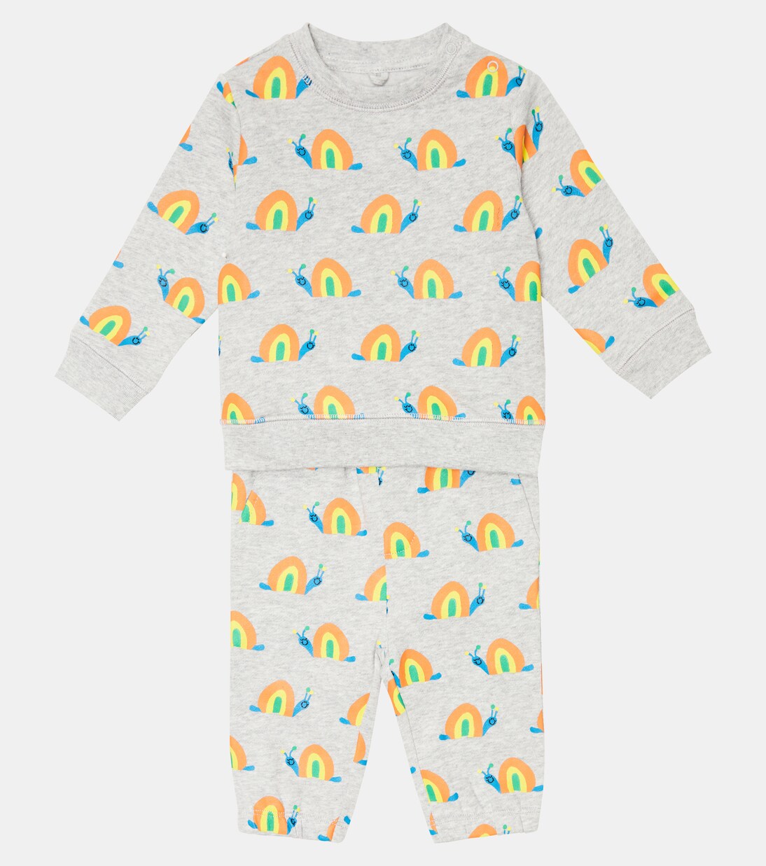 Baby cotton sweatshirt and sweatpants set | Stella McCartney Kids