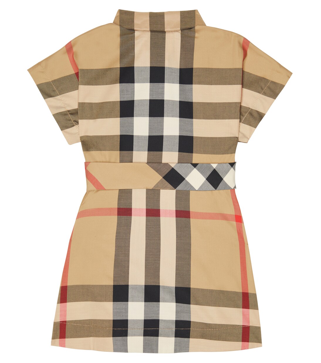 Baby Vintage Check shirt dress in beige Burberry Kids Mytheresa