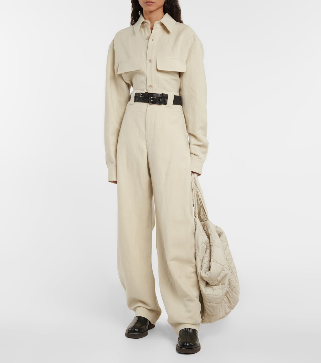 Pantalon en lin et laine | Lemaire