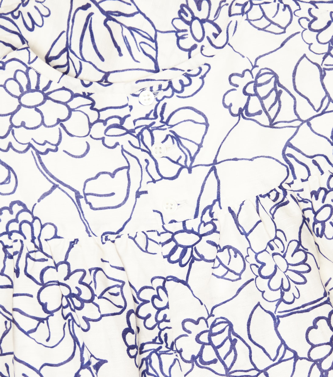 Bluse aus Leinen und Baumwolle | Bonpoint