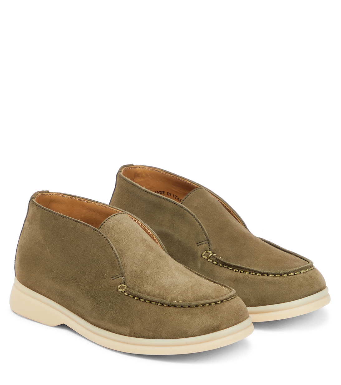 Stivali Open Walk in suede | Loro Piana Kids