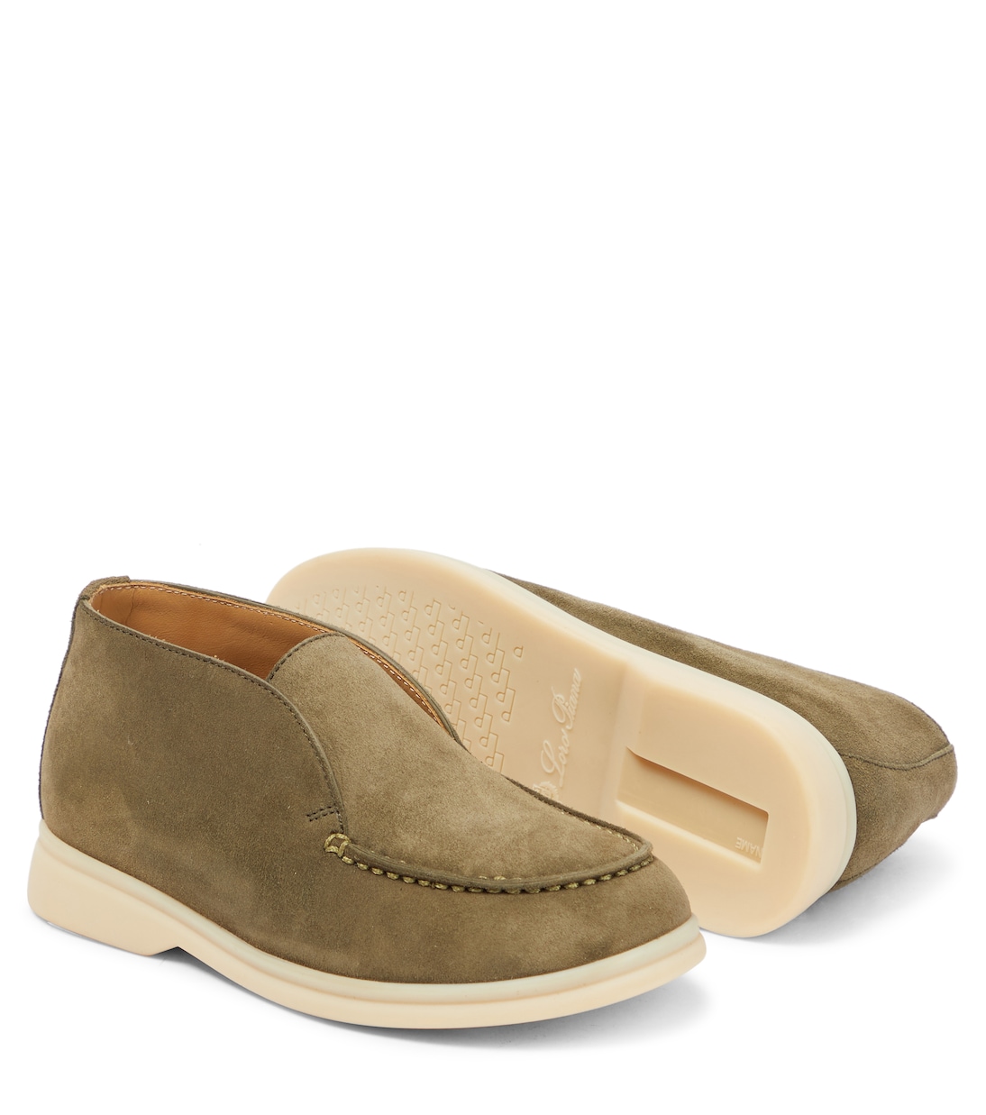 Stivali Open Walk in suede | Loro Piana Kids