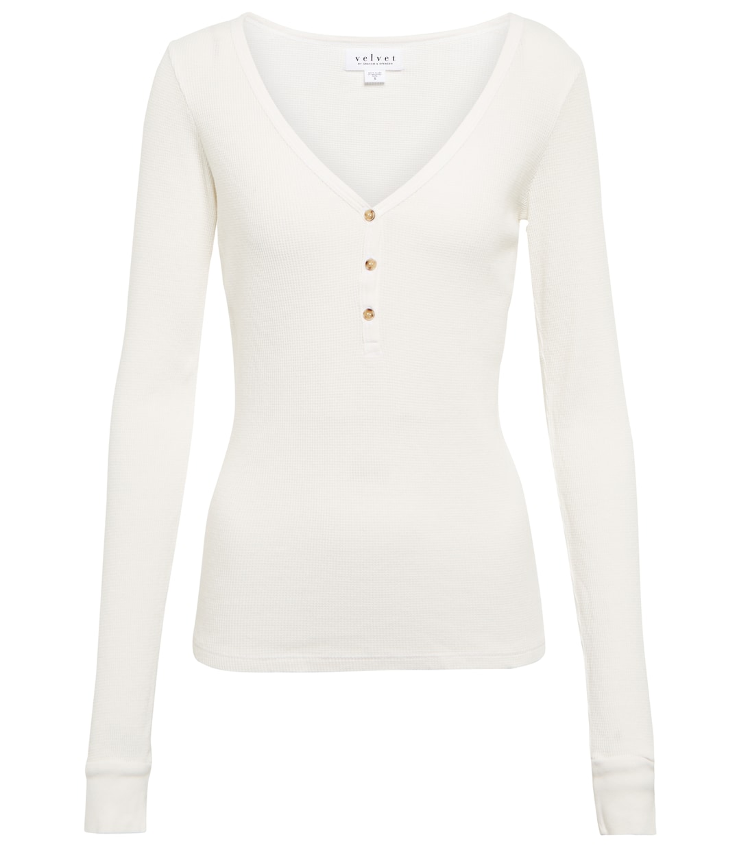 Top mit V-Ausschnitt | Velvet