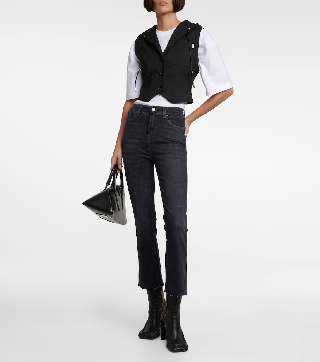 Slim Kick high-rise jeans | 7 For All Mankind