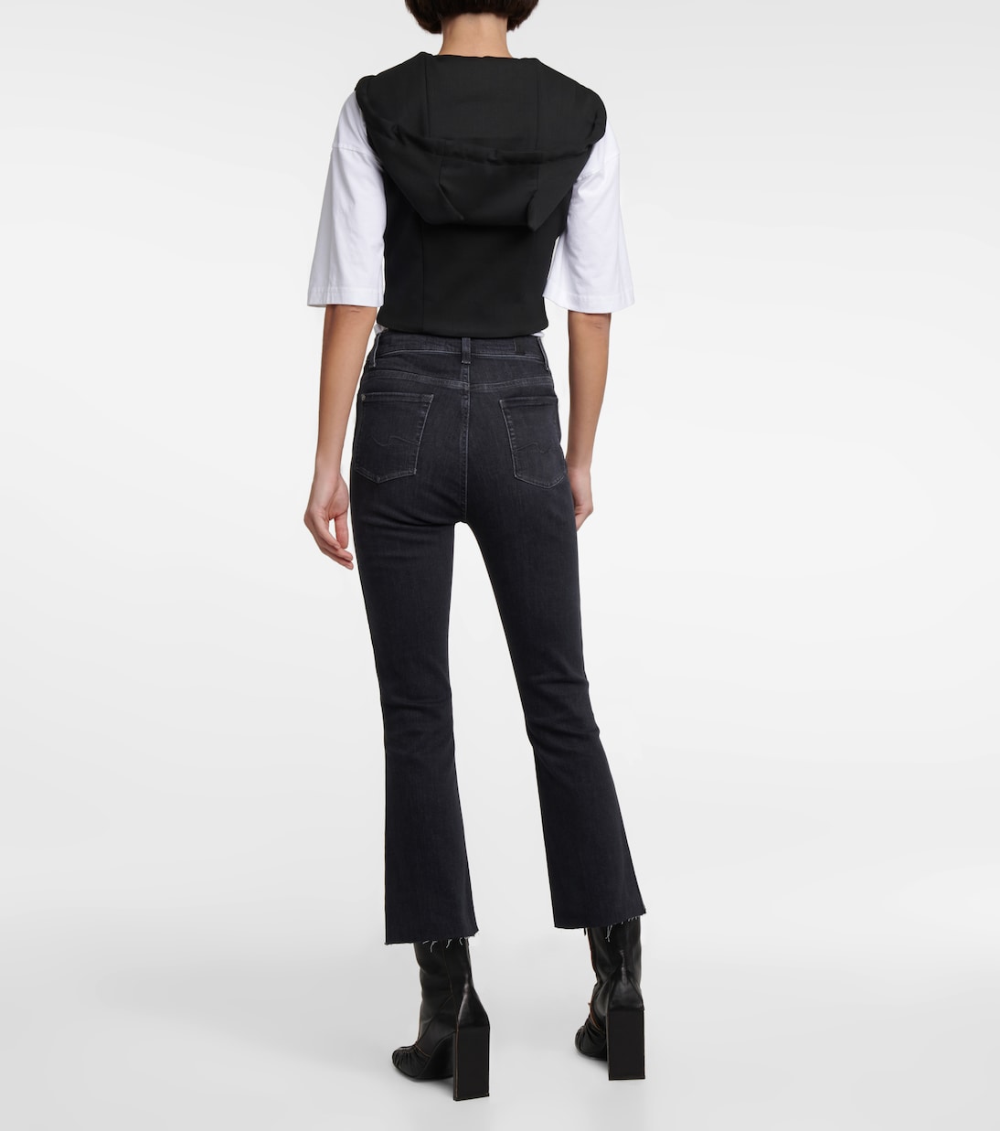 Slim Kick high-rise jeans | 7 For All Mankind