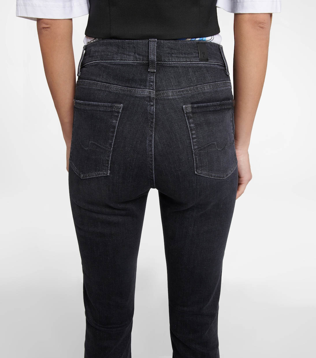 Slim Kick high-rise jeans | 7 For All Mankind