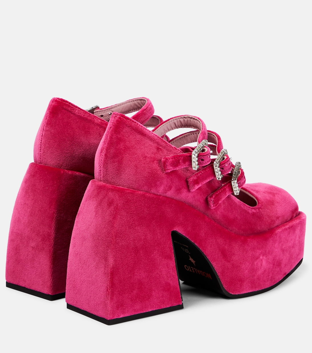 Bulla Marietta velvet platform pumps | Nodaleto