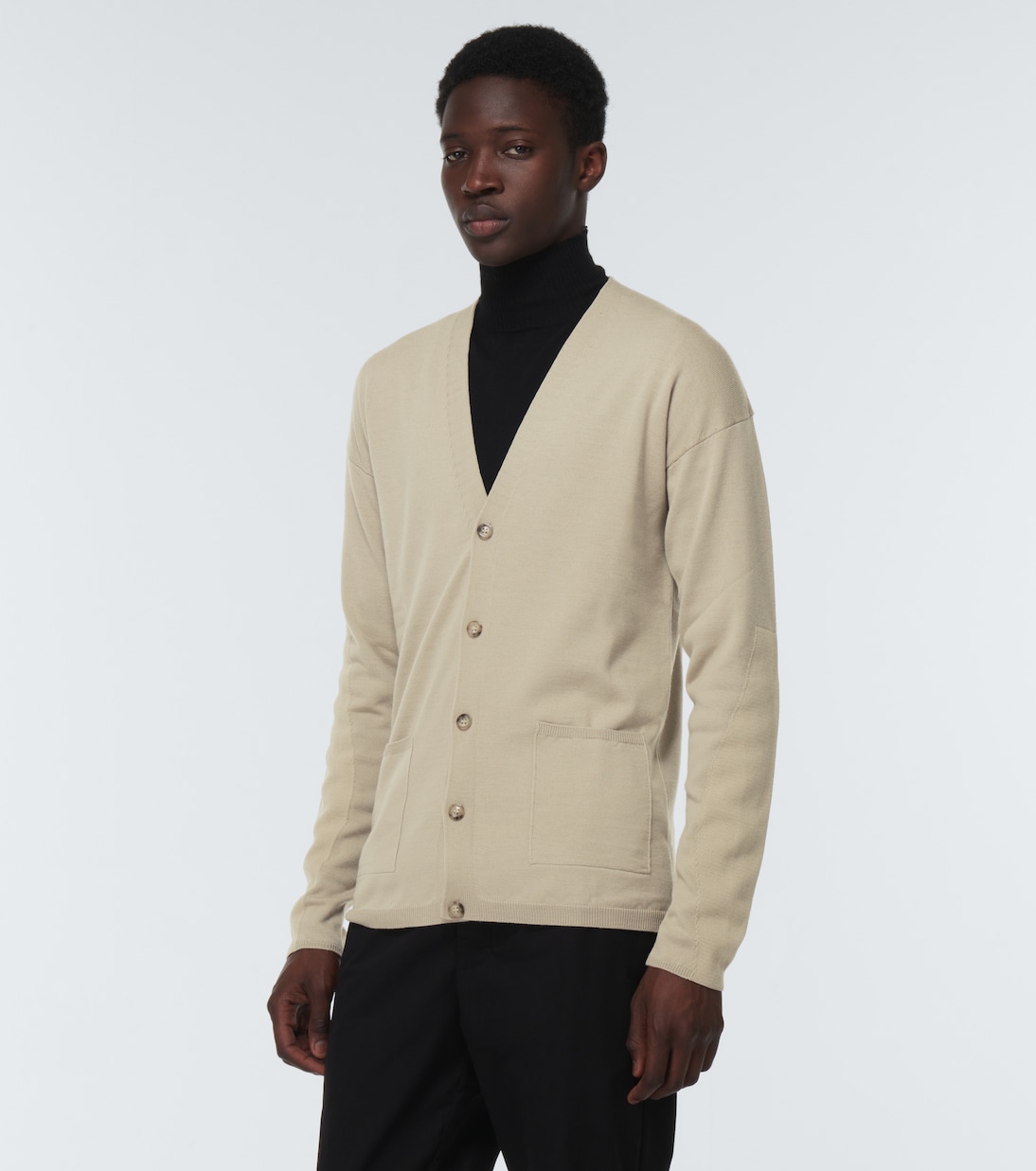 Cardigan Peter in lana e cotone | Rick Owens