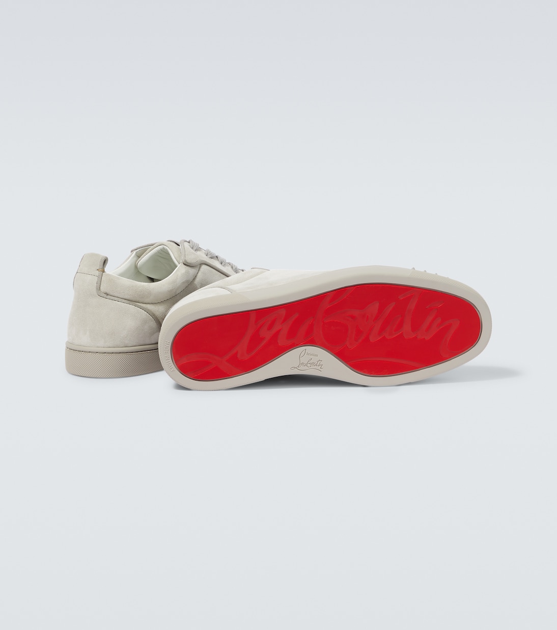 Louis Junior Spikes suede sneakers | Christian Louboutin